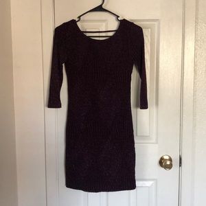 Purple sparkly dress